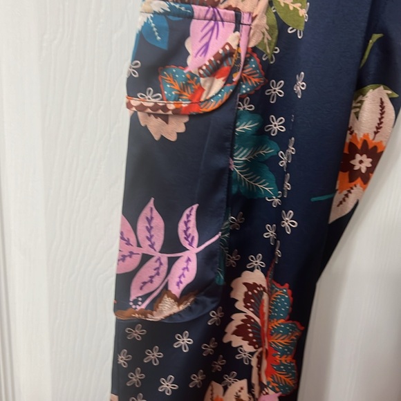 Johnny Was Delfino Kelly Silk Pull On Pants. Boho Chic. XS - Picture 2 of 8